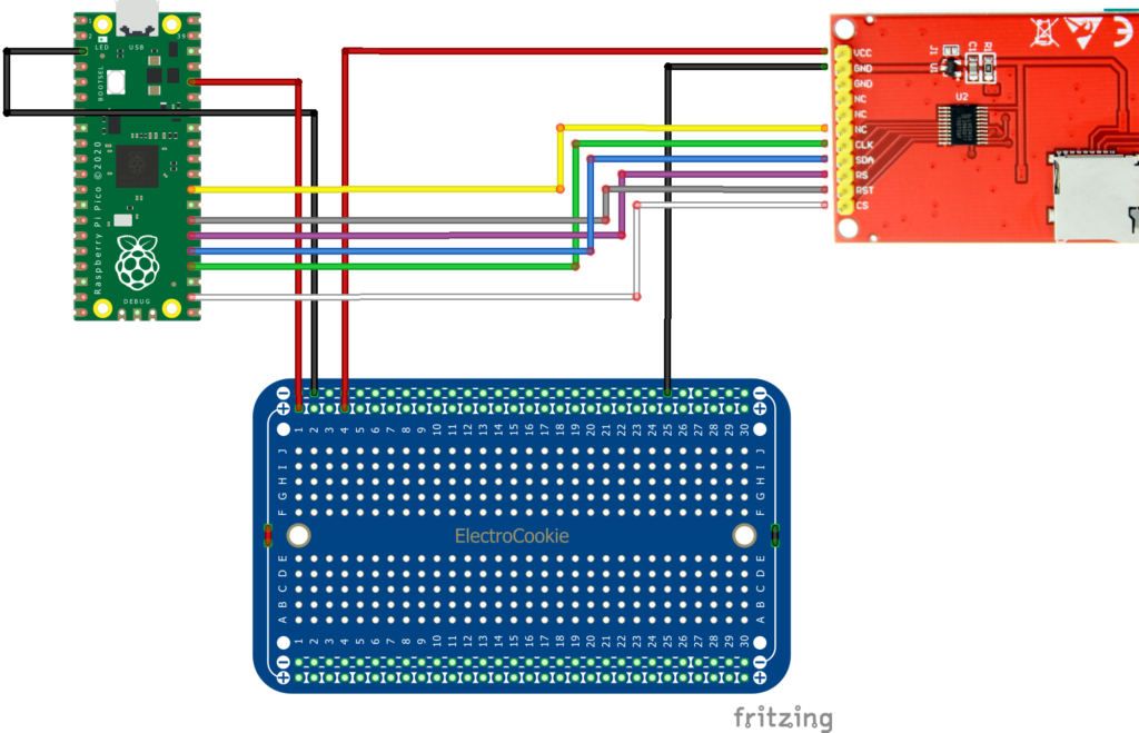 Pico-GB Display Circuit